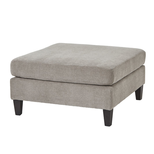 Vesper Taupe Ottoman Foot Stool - Opulent Living
