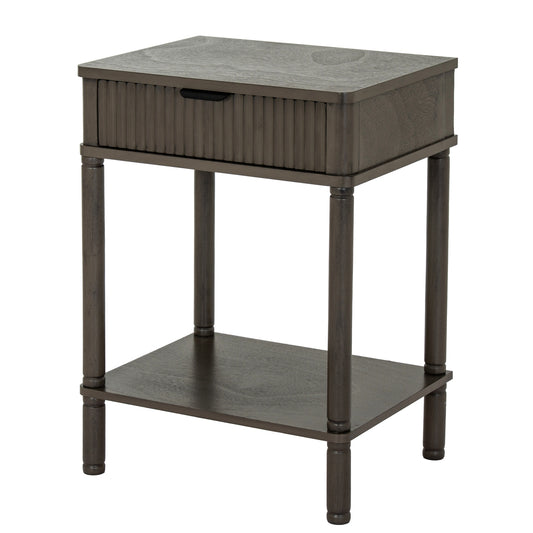 Reed Collection 1 Drawer Side Table - Opulent Living