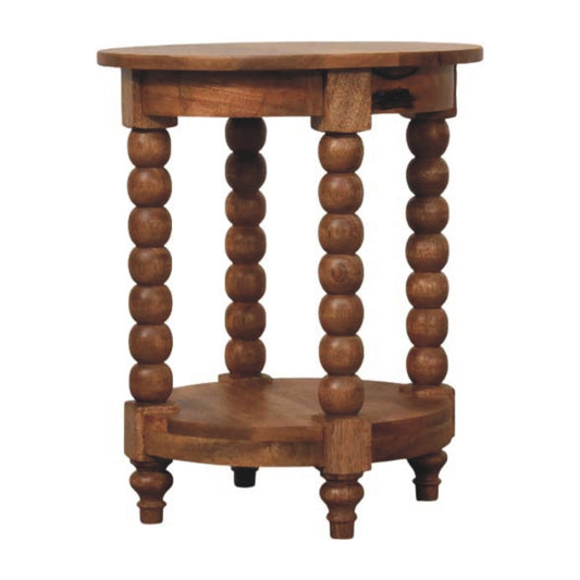 Spindle Round Side Table